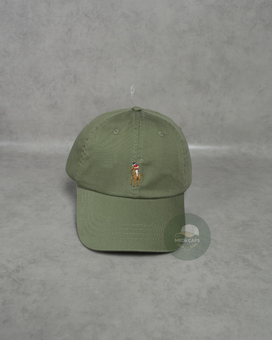 Casquette Premium Polo Ralph Lauren vert
