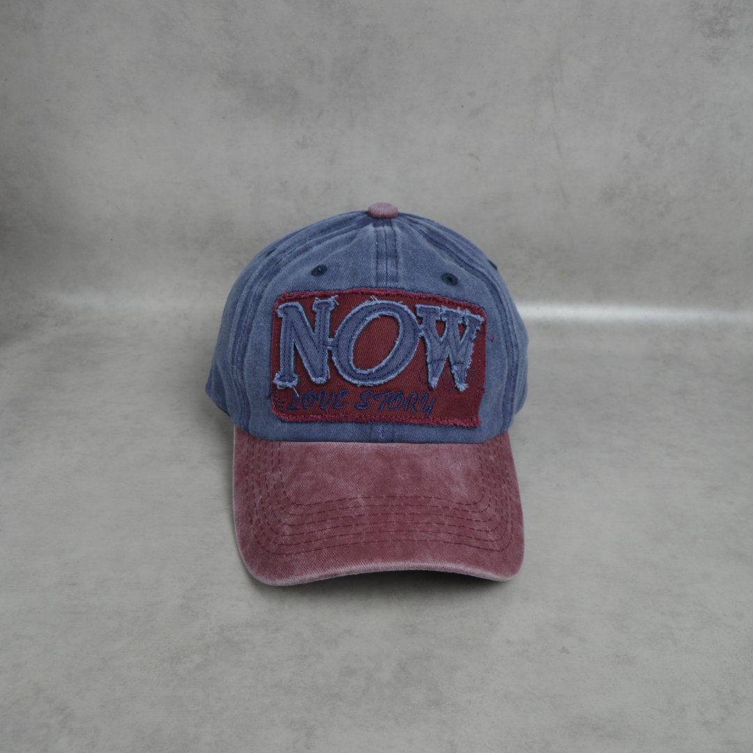 Casquette vintage  "NOW – LOVE STORY"