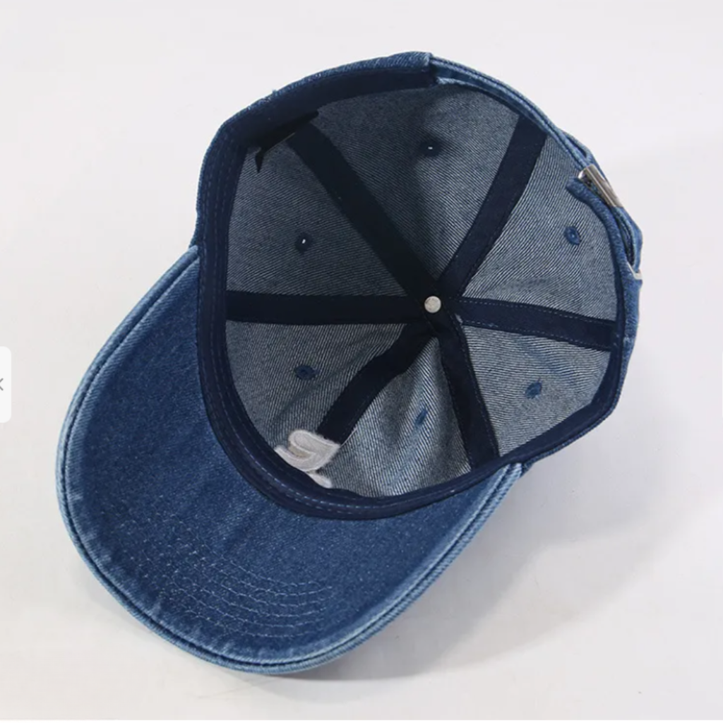 Casquette américaine rétro en jean