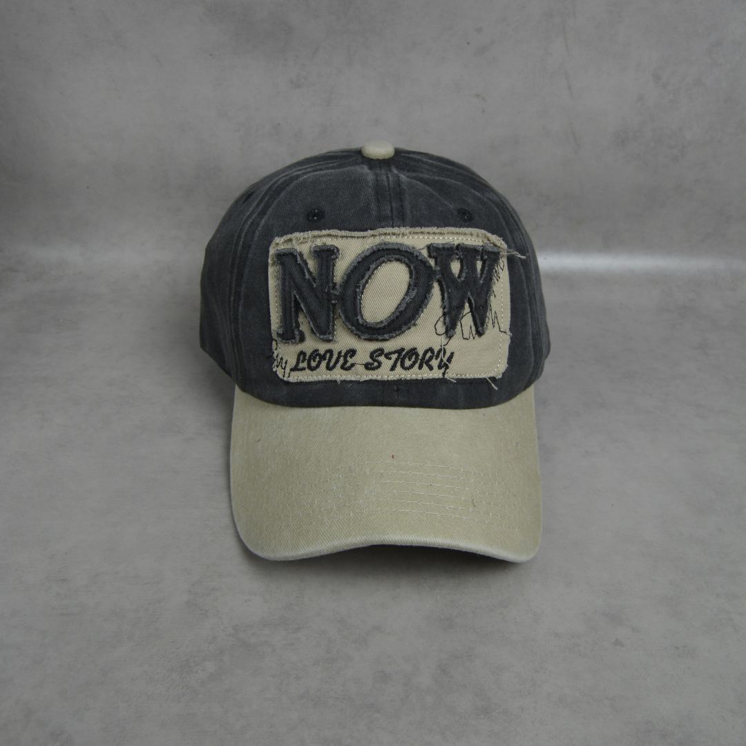 Casquette vintage  "NOW – LOVE STORY"
