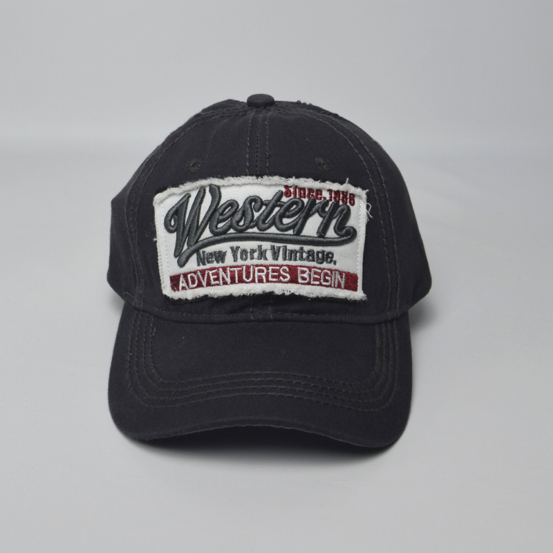 Casquette Vintage plaque western plusieurs couleurs