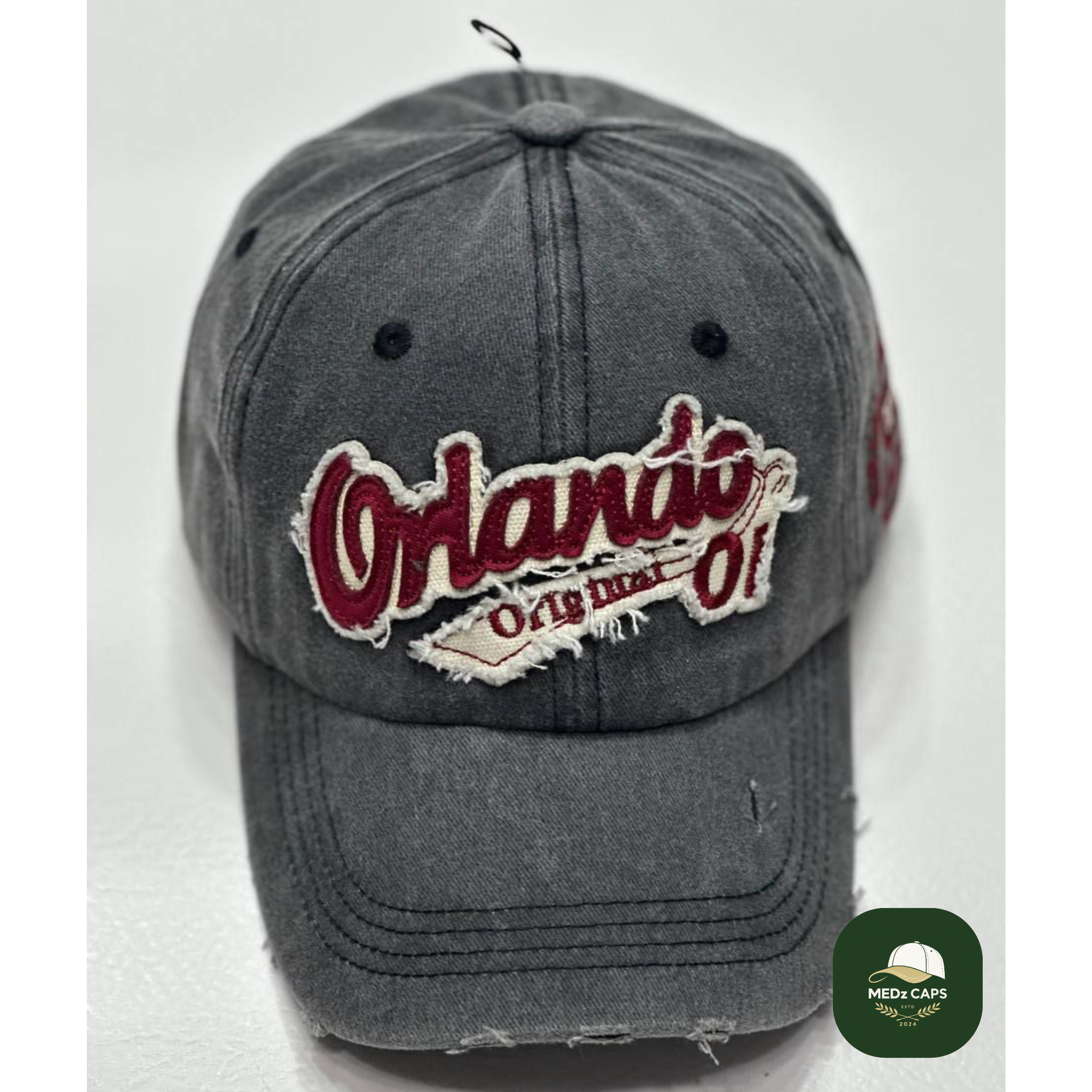 Casquette Orlando Vintage noir délavé