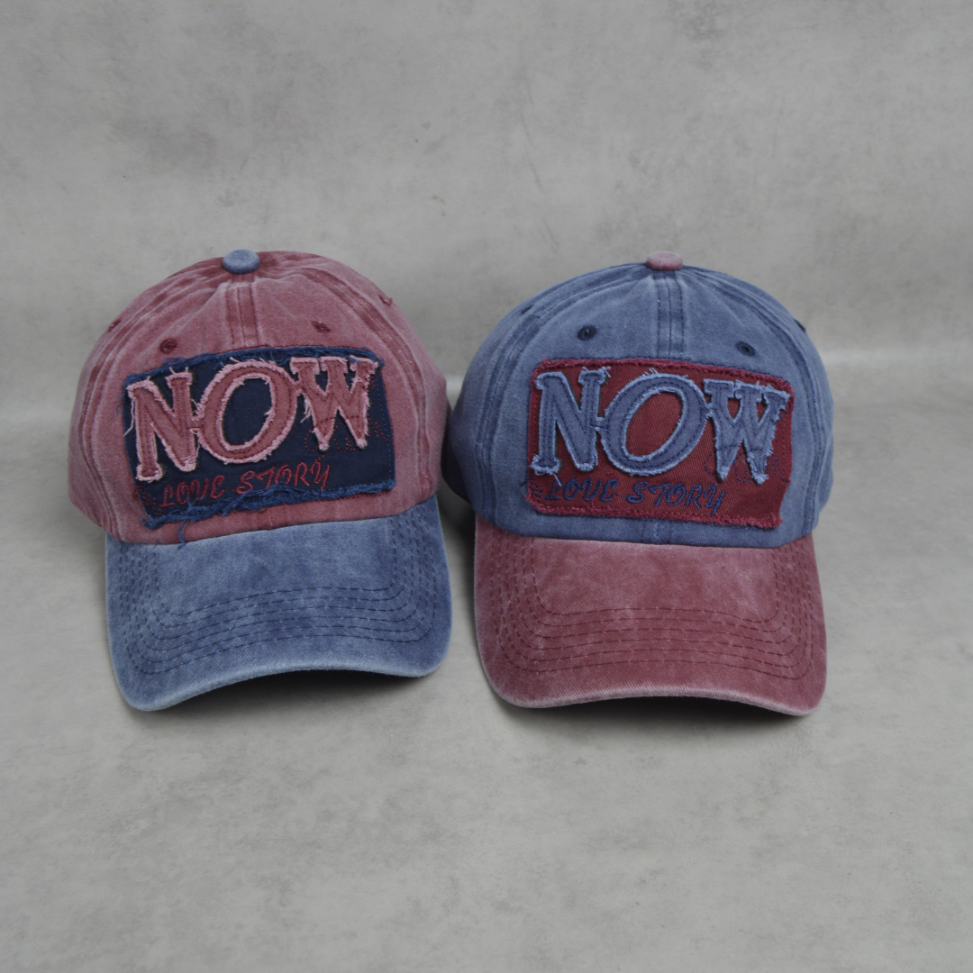 Casquette vintage  "NOW – LOVE STORY"