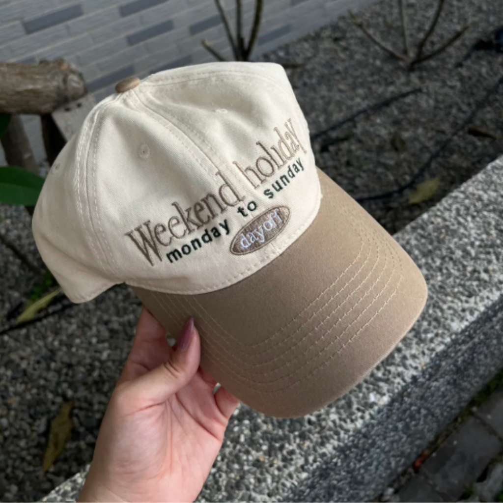 🧢 Casquettes "Weekend Holiday" BEIGE