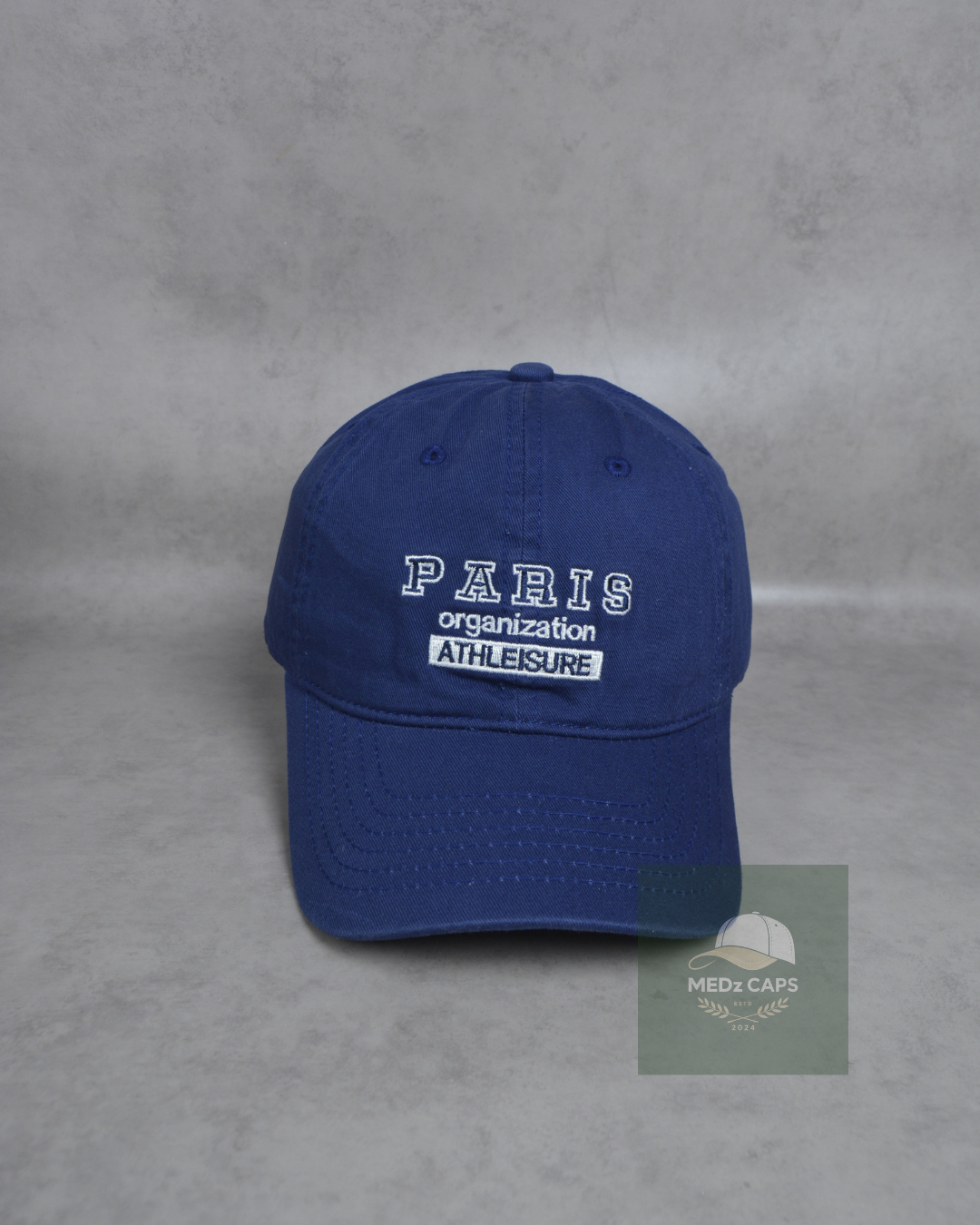 Casquette old money Paris BLEU