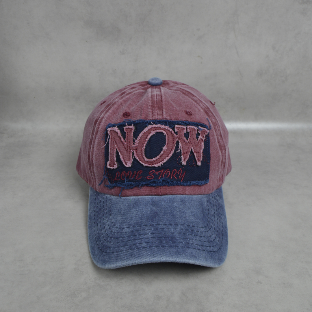 Casquette vintage  "NOW – LOVE STORY"