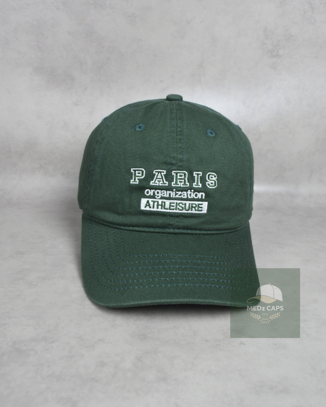 Casquette old money Paris VERT