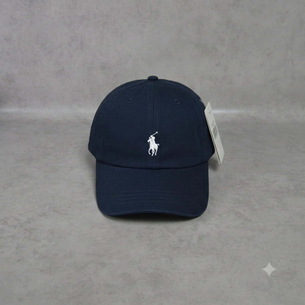 🧢 Casquette Polo Ralph Lauren -  Noir logo blanc