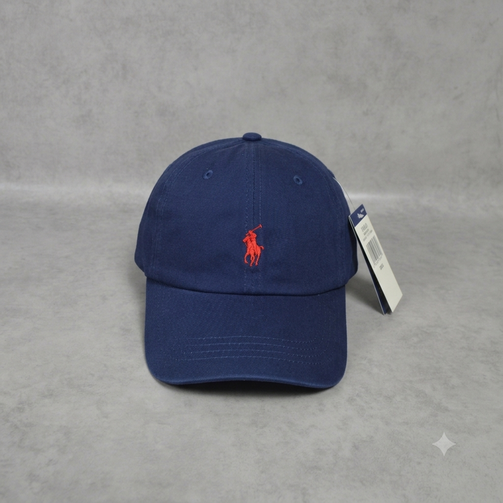 🧢 Casquette Polo Ralph Lauren -  bleu marine avec logo rouge