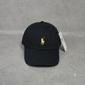 🧢 Casquette Polo Ralph Lauren -  Noir avec logo jaune